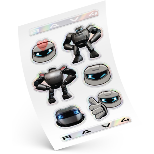 A5 R E F L E C T I V E S T I C K E R S