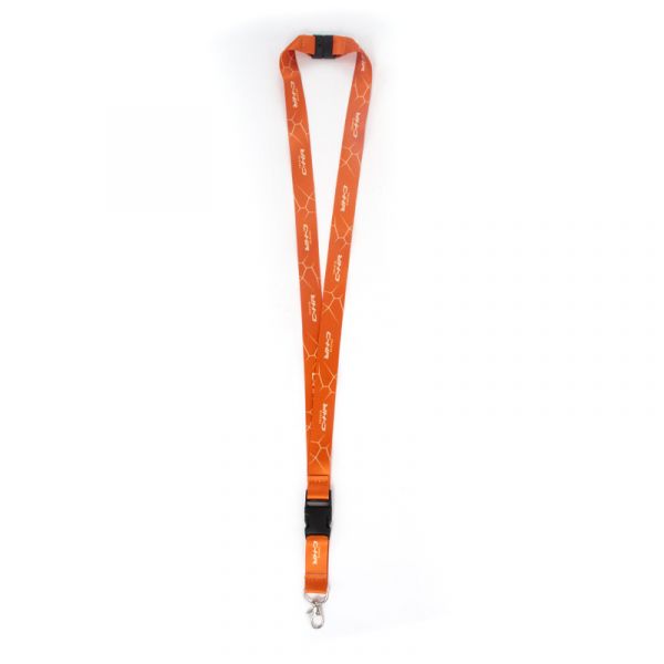 CKB Ltd® 20 x Orange Naranja Loop Clip Lanyard, lanière porte-Badge Lacet  de Cou lacets multi-usages pour porte-Badge, bandoulière pour carte
